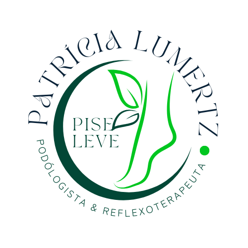 Logo pessoal podóloga profissional minimalista verde